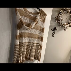 Brown & Beige Boutique Top